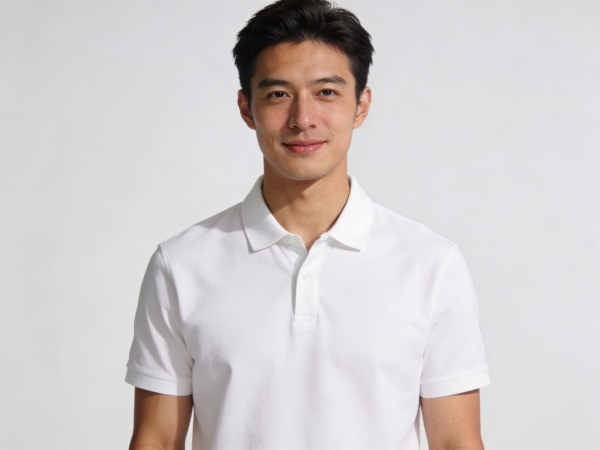 Поло Premium белое