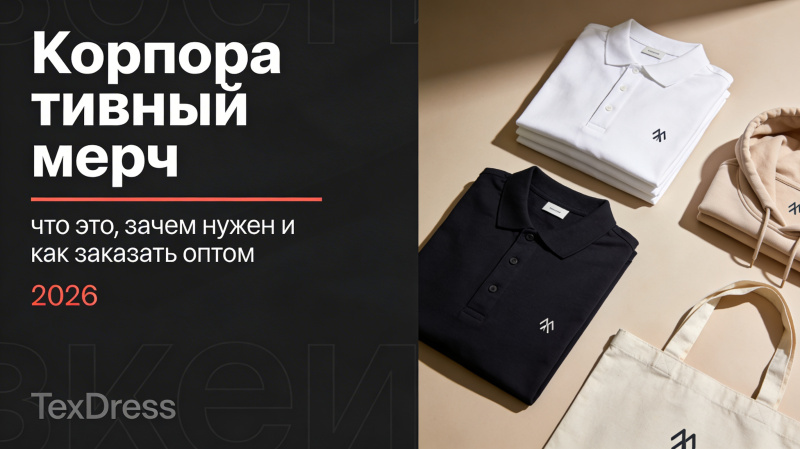 Корпоративный мерч: полное руководство для бизнеса в 2026 году