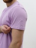 Базовая футболка унисекс сиреневая