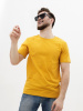 Базовая футболка унисекс горчичная