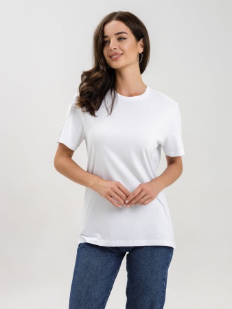 Женская базовая футболка белая