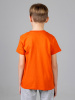Футболка базовая детская для мальчиков оранжевая