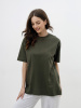 Футболка женская оверсайз хаки