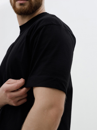 Футболка мужская оверсайз черная
