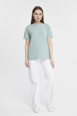Футболка женская прямого кроя мятная