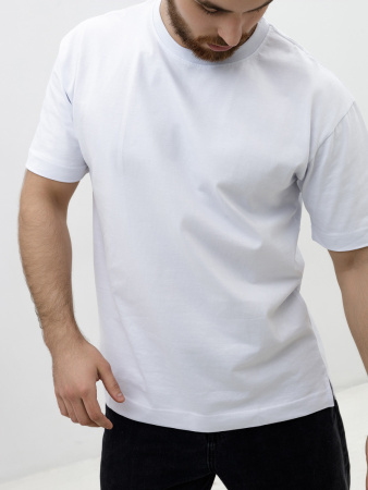 Футболка мужская оверсайз белая