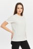 Футболка женская прямого кроя белая