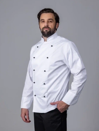 Китель классический с пуклями белый