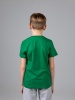 Футболка базовая детская для мальчиков зеленая