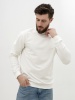Свитшот мужской без начеса молочно-белый