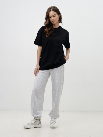 Футболка женская оверсайз черная