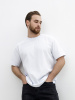 Футболка мужская оверсайз белая