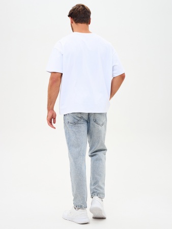 Футболка мужская оверсайз белая