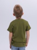 Футболка базовая детская для мальчиков хаки