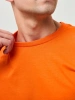 Мужская базовая футболка оранжевая