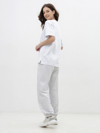 Футболка женская оверсайз белая