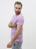 Мужская базовая футболка сиреневая