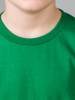 Футболка базовая детская для мальчиков зеленая