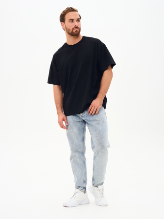 Футболка мужская оверсайз черная