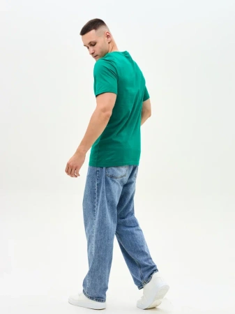 Мужская базовая футболка зелёная