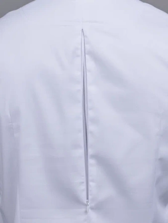 Китель повара с дышащими вставками белый оптом — TexDress