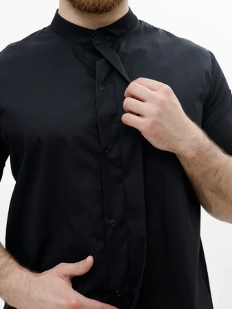 Китель-поло черный