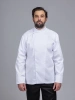 Китель повара с дышащими вставками белый оптом — TexDress