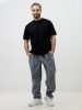 Футболка мужская оверсайз черная
