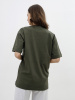 Футболка женская оверсайз хаки