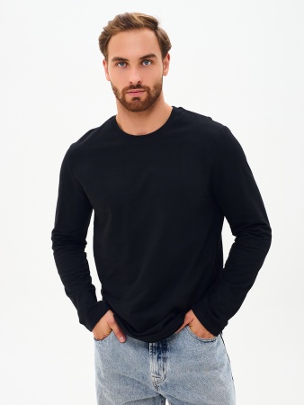 Лонгслив мужской черный