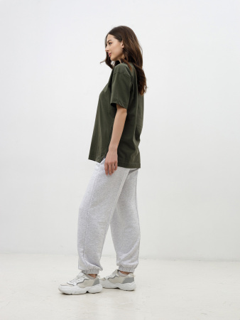 Футболка женская оверсайз хаки