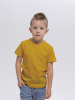 Футболка базовая детская для мальчиков горчичная