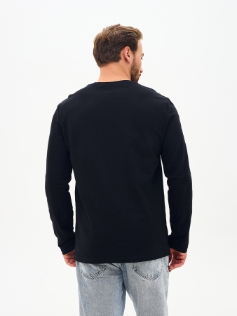 Лонгслив мужской черный