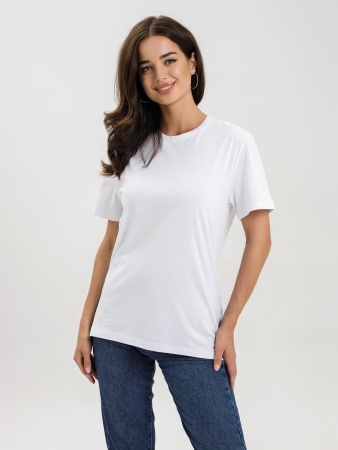 Женская базовая футболка белая