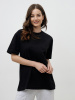 Футболка женская оверсайз черная