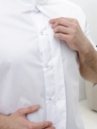 Китель-поло белый