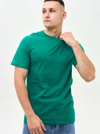 Мужская базовая футболка зелёная