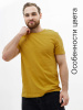 Мужская базовая футболка тёмно-серый графит оптом — TexDress