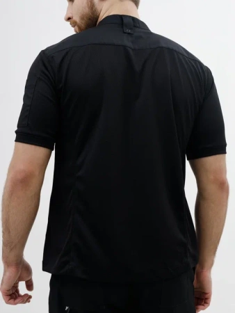 Китель-поло черный