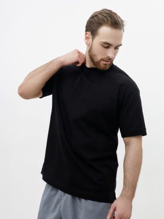 Футболка мужская оверсайз черная