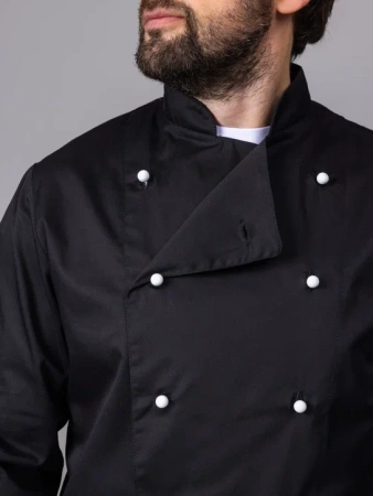 Китель классический с пуклями черный
