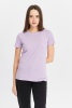 Футболка женская приталеная сиреневая