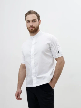 Китель-поло белый