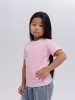 Футболка базовая детская для девочек розовая