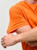 Мужская базовая футболка оранжевая