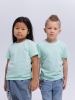 Футболка базовая детская для девочек мятная