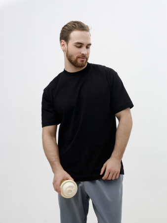 Футболка мужская оверсайз черная