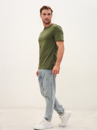 Базовая футболка унисекс хаки