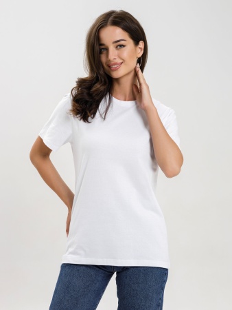 Женская базовая футболка белая