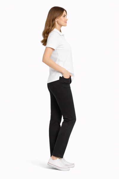 Поло унисекс женское Texdress Premium белое оптом — TexDress